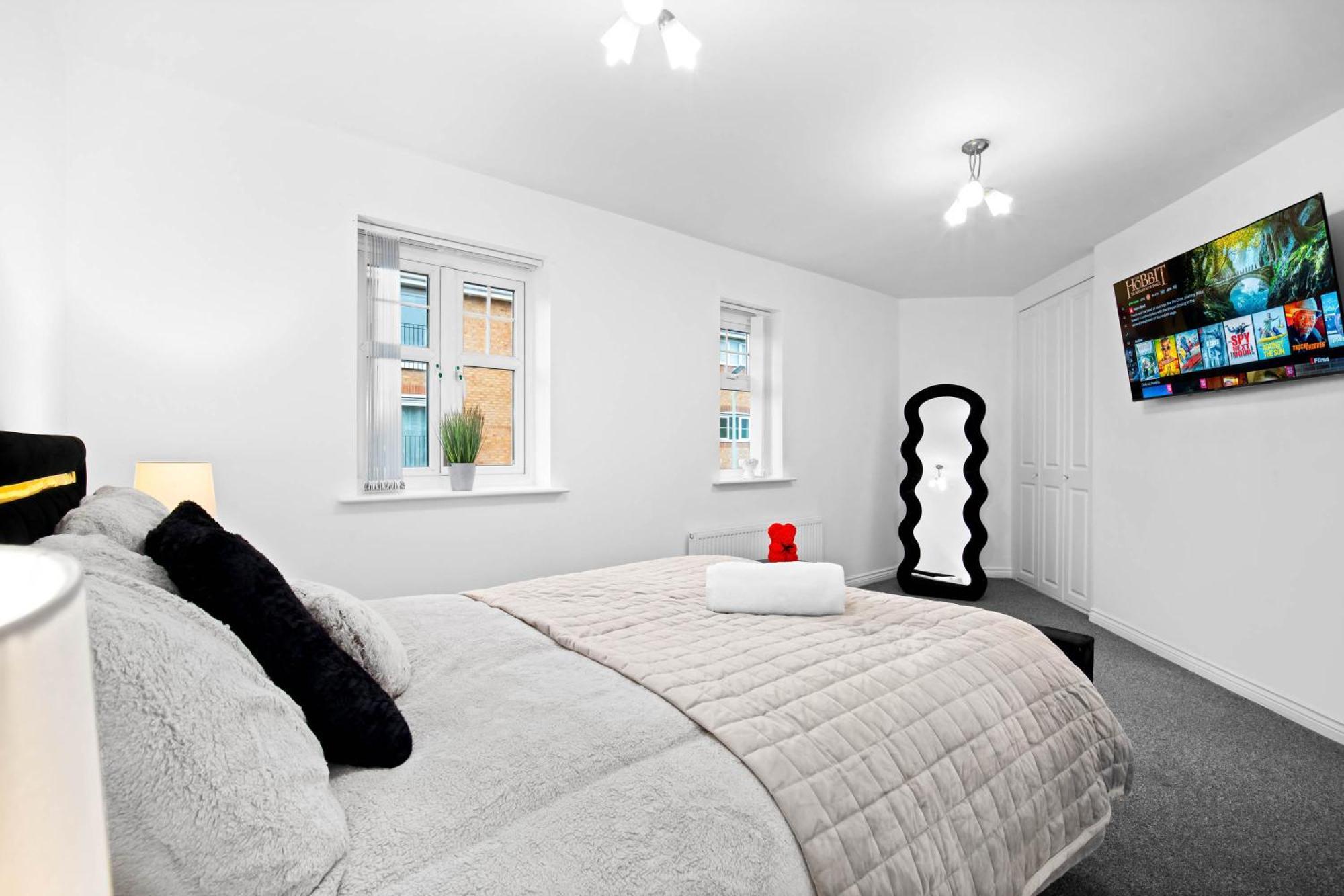 Harmony House 3 Bedroom New Build For Families, Contractors, Black Country Museum Sleeps 6 Tipton Exterior photo